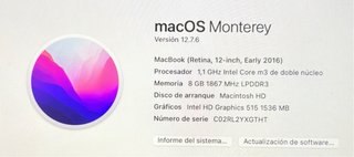 MacBook 12 Gris Espacial (2016)