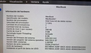 MacBook 12 Gris Espacial (2016)