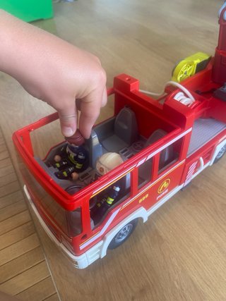 Camión Bomberos Playmobil con Figura