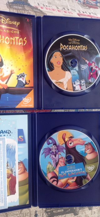 9 DVDs Disney 6 €/u