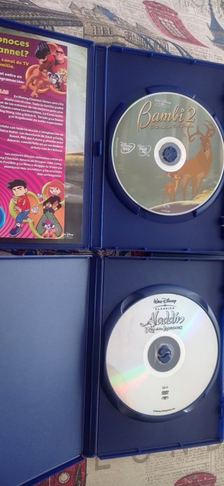 9 DVDs Disney 6 €/u