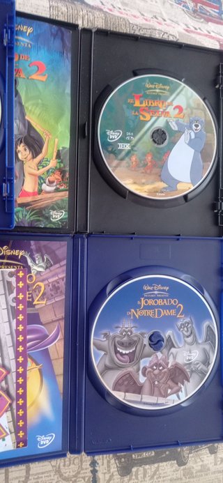 9 DVDs Disney 6 €/u