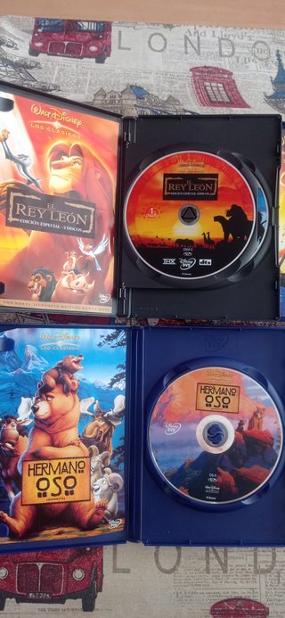 9 DVDs Disney 6 €/u