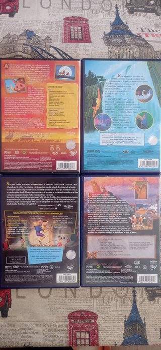 9 DVDs Disney 6 €/u