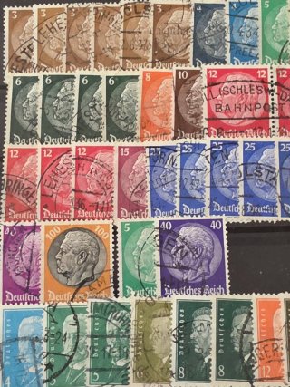Esclusiva collezione di francobolli tedeschi centenari