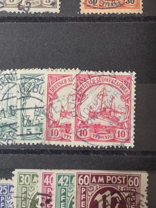Esclusiva collezione di francobolli tedeschi centenari