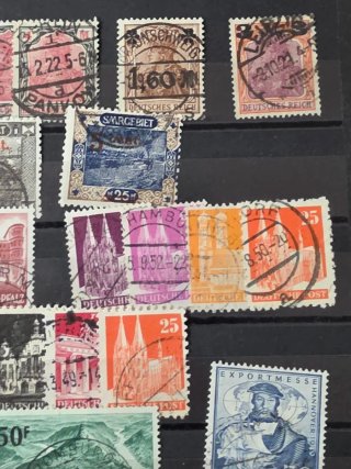 Esclusiva collezione di francobolli tedeschi centenari