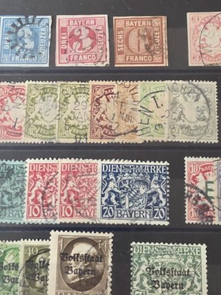 Esclusiva collezione di francobolli tedeschi centenari