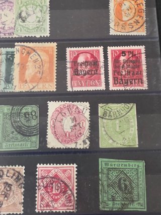 Esclusiva collezione di francobolli tedeschi centenari