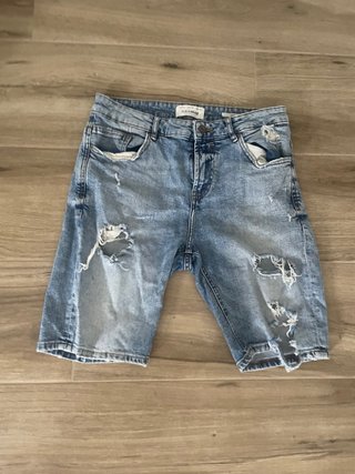 Vaqueros cortos Pull&Bear desgastados