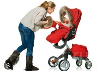 Funda Invierno Stokke Xplory Rojo. Winter Kit