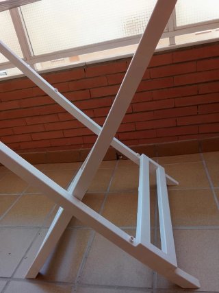 Tendedero plegable grande de resina