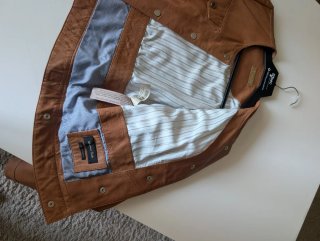 Cazadora Piel Massimo Dutti Marrón