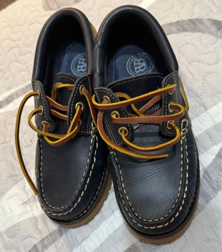 Náuticos niño azul y marrón (TALLA 33)