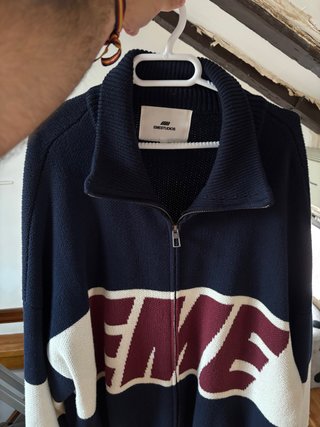Chaqueta Eme Studios Azul y Blanca