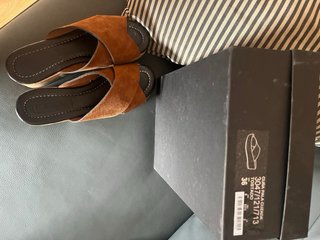 Sandalias Marrones Cuña Talla 36