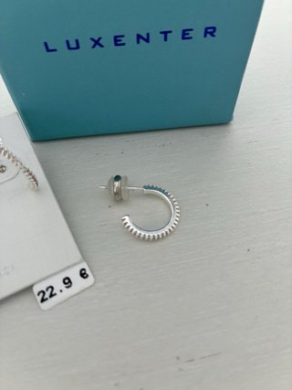Pendientes aro Luxenter plata