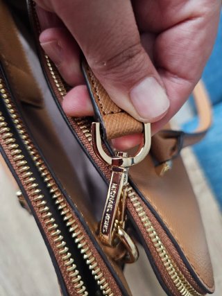 Bolso Michael Kors Marrón y Dorado