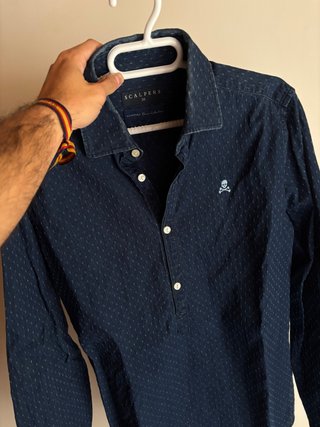 Camisa Scalpers Azul Talla M