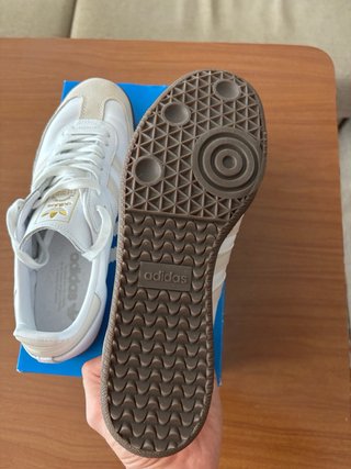 Adidas Samba Zapatillas Casual Beige/Blanco