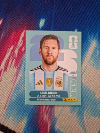 Cromo Messi mundial 2026