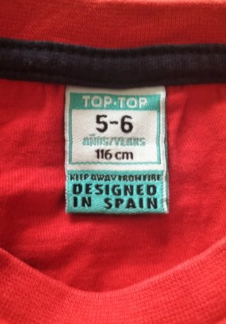 Conjunto camiseta y pantalón corto niño T5