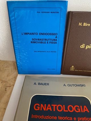 stock 6 Libri universitari professionali medicina