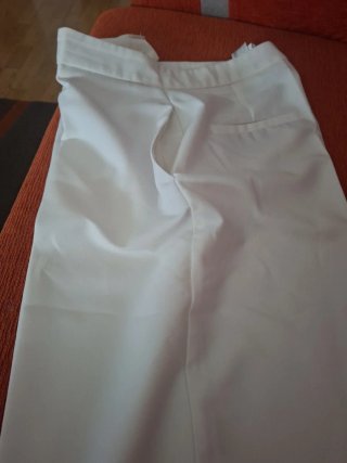 Pantalón blanco ancho