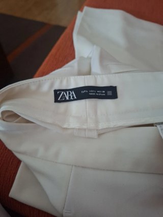 Pantalón blanco ancho