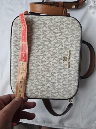 Bolso Michael Kors Marrón y Blanco