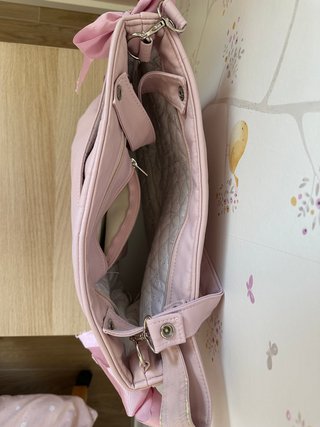Bolso Uzturre rosa para cochecito