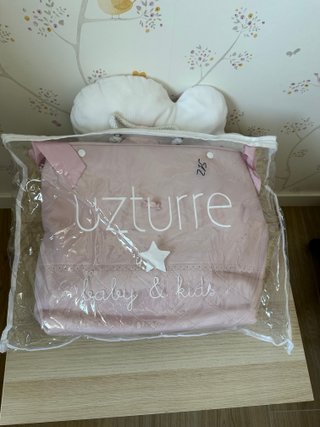 Bolso Uzturre rosa para cochecito