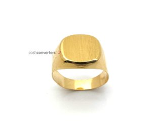 sello oro 18k con circonita