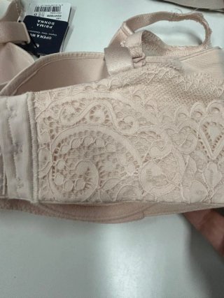 Sujetador Strapless Primadonna Beige Encaje