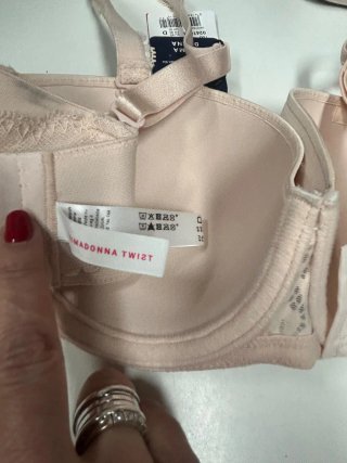 Sujetador Strapless Primadonna Beige Encaje