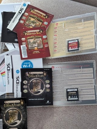 Lote 4 juegos Professor Layton Nintendo DS