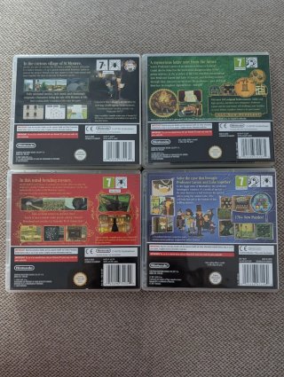 Lote 4 juegos Professor Layton Nintendo DS