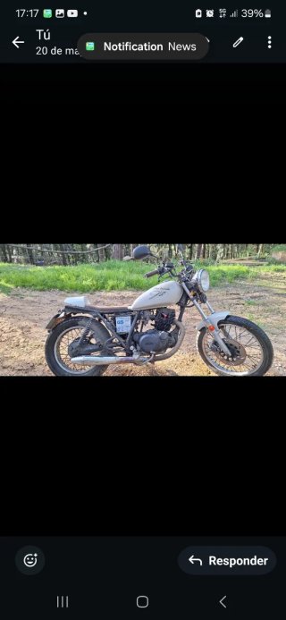 Yamaha SR250 1997 Beige/Gris
