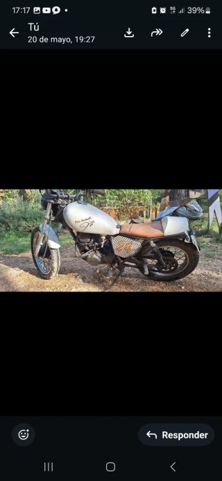 Yamaha SR250 1997 Beige/Gris