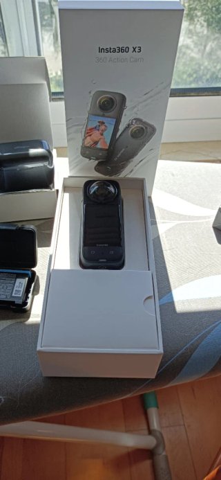 Insta360 X3 Cámara 360 Negra y accesorios