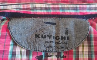 Camisa cuadros Kuyichi Talla L