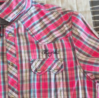 Camisa cuadros Kuyichi Talla L