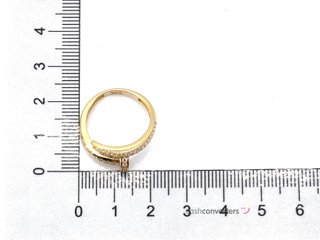 sortija oro 18k con piedra con circonita