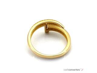 sortija oro 18k con piedra con circonita t. 16 (17,84 mm)