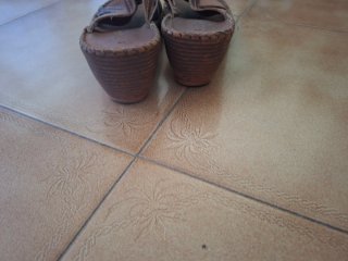 Sandalias de piel talla 38