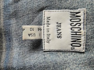 Camisa Moschino Jeans Vintage Rayas Azules