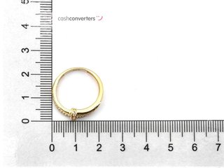 sortija oro 18k con piedra con circonita t. 16 (17,84 mm)
