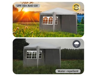 Carpa Plegable 2.5x2.5m con 2 Paredes