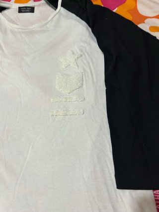 Camiseta Zara Hombre Manga Larga