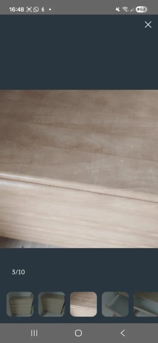 Cajonera de madera 4 cajones